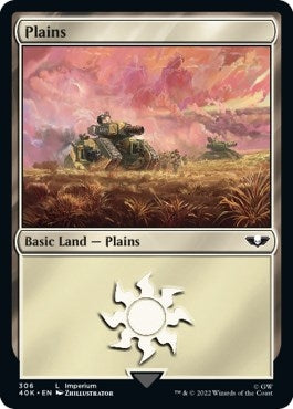 Image for Plains (306) (Surge Foil) (306) [Universes Beyond: Warhammer 40,000] - Magic: The Gathering