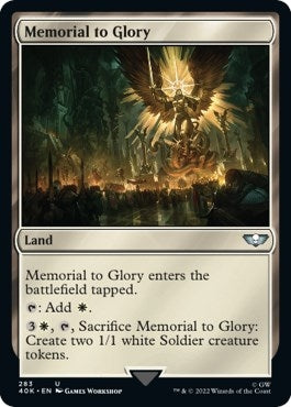 Image for Memorial to Glory (283) [Universes Beyond: Warhammer 40,000] - Magic: The Gathering