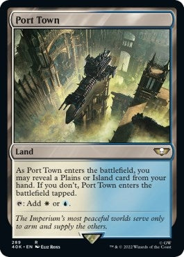 Image for Port Town (289) [Universes Beyond: Warhammer 40,000] - Magic: The Gathering