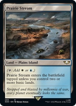 Image for Prairie Stream (290) [Universes Beyond: Warhammer 40,000] - Magic: The Gathering