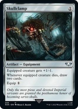 Image for Skullclamp (248) [Universes Beyond: Warhammer 40,000] - Magic: The Gathering