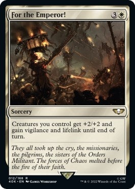 Image for For the Emperor! (12) [Universes Beyond: Warhammer 40,000] - Magic: The Gathering