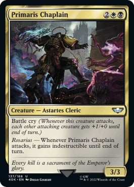 Image for Primaris Chaplain (137) [Universes Beyond: Warhammer 40,000] - Magic: The Gathering
