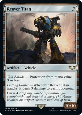 Image for Reaver Titan (163) [Universes Beyond: Warhammer 40,000] - Magic: The Gathering