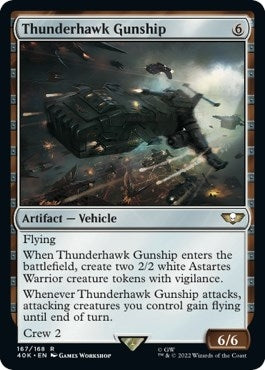 Image for Thunderhawk Gunship (167) [Universes Beyond: Warhammer 40,000] - Magic: The Gathering