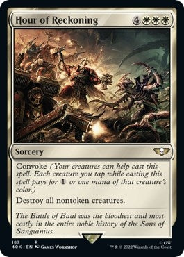 Image for Hour of Reckoning (Surge Foil) (187) [Universes Beyond: Warhammer 40,000] - Magic: The Gathering
