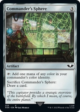 Image for Commander's Sphere (233) (Surge Foil) (233) [Universes Beyond: Warhammer 40,000] - Magic: The Gathering
