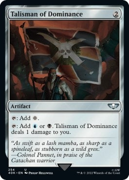 Image for Talisman of Dominance (254) (Surge Foil) (254) [Universes Beyond: Warhammer 40,000] - Magic: The Gathering