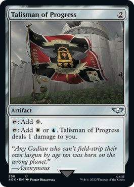 Image for Talisman of Progress (Surge Foil) (258) [Universes Beyond: Warhammer 40,000] - Magic: The Gathering