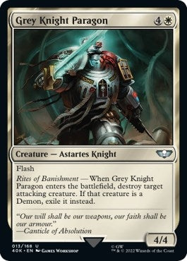 Image for Grey Knight Paragon (Surge Foil) (13) [Universes Beyond: Warhammer 40,000] - Magic: The Gathering