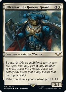 Image for Ultramarines Honour Guard (Surge Foil) (18) [Universes Beyond: Warhammer 40,000] - Magic: The Gathering