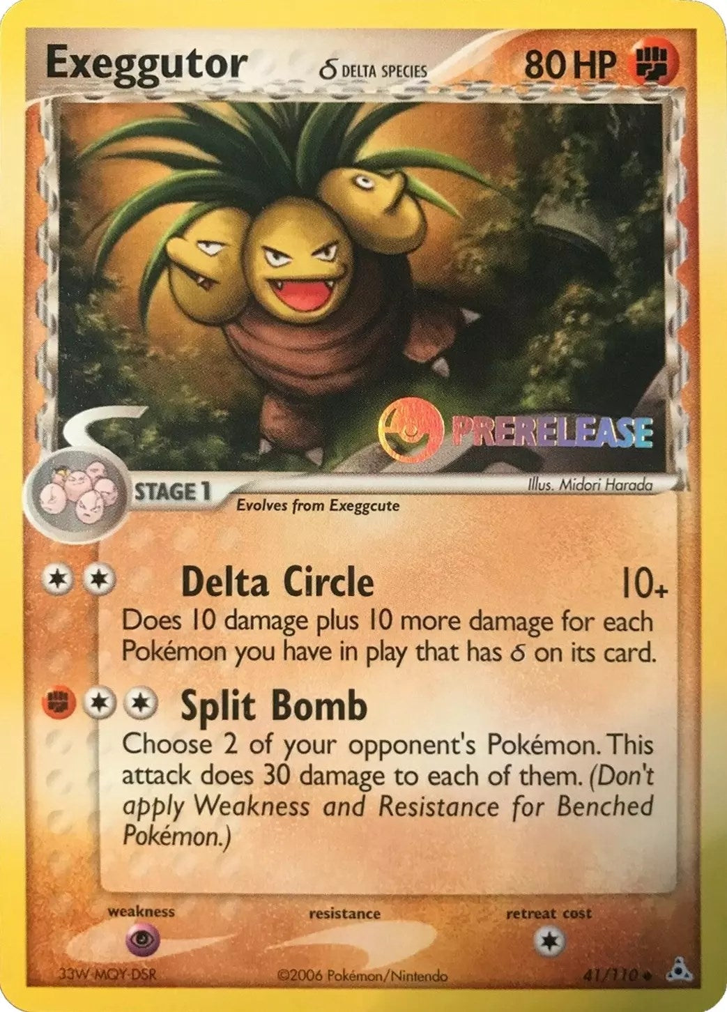 Image for Exeggutor (Delta Species) - 41/110 (Prerelease) (41/110) [Nintendo Promos] - Pokemon