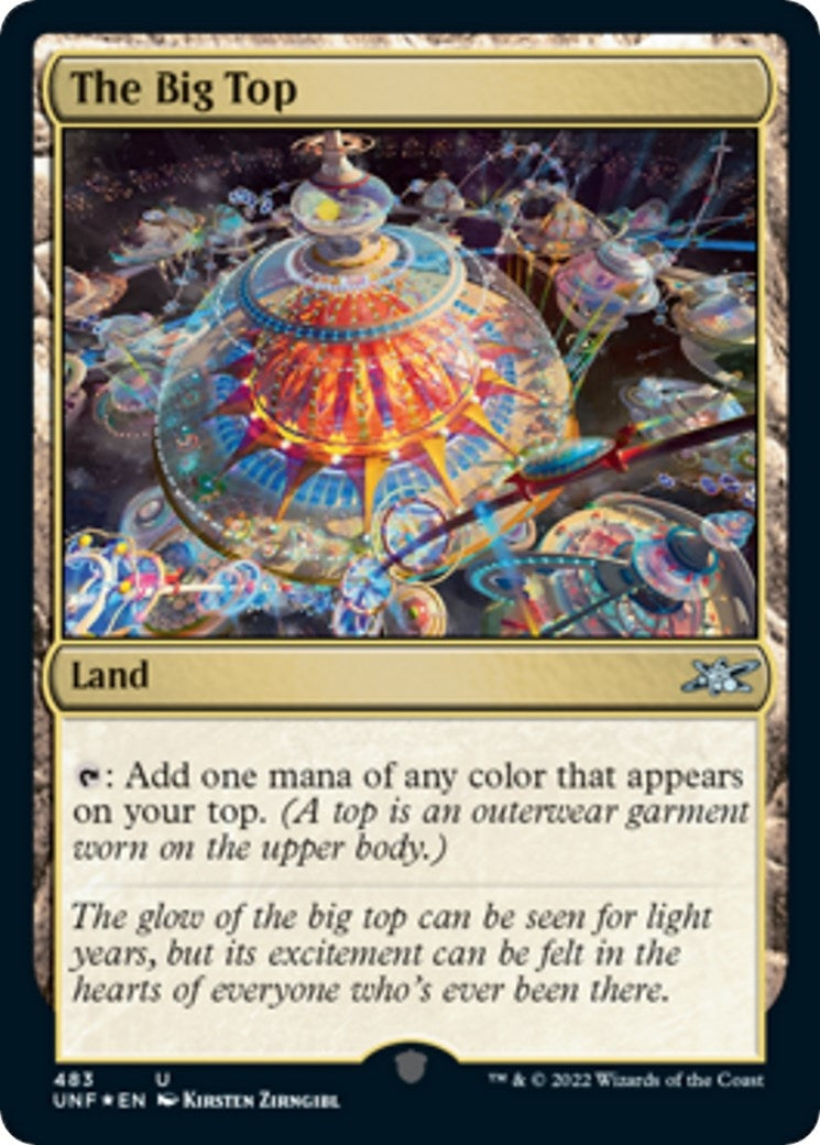Image for The Big Top (Galaxy Foil) (483) [Unfinity] - Magic: The Gathering