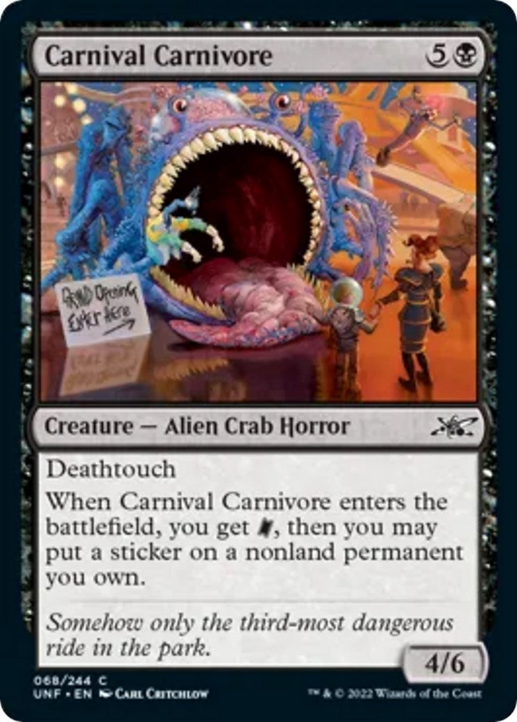 Image for Carnival Carnivore (68) [Unfinity] - Magic: The Gathering