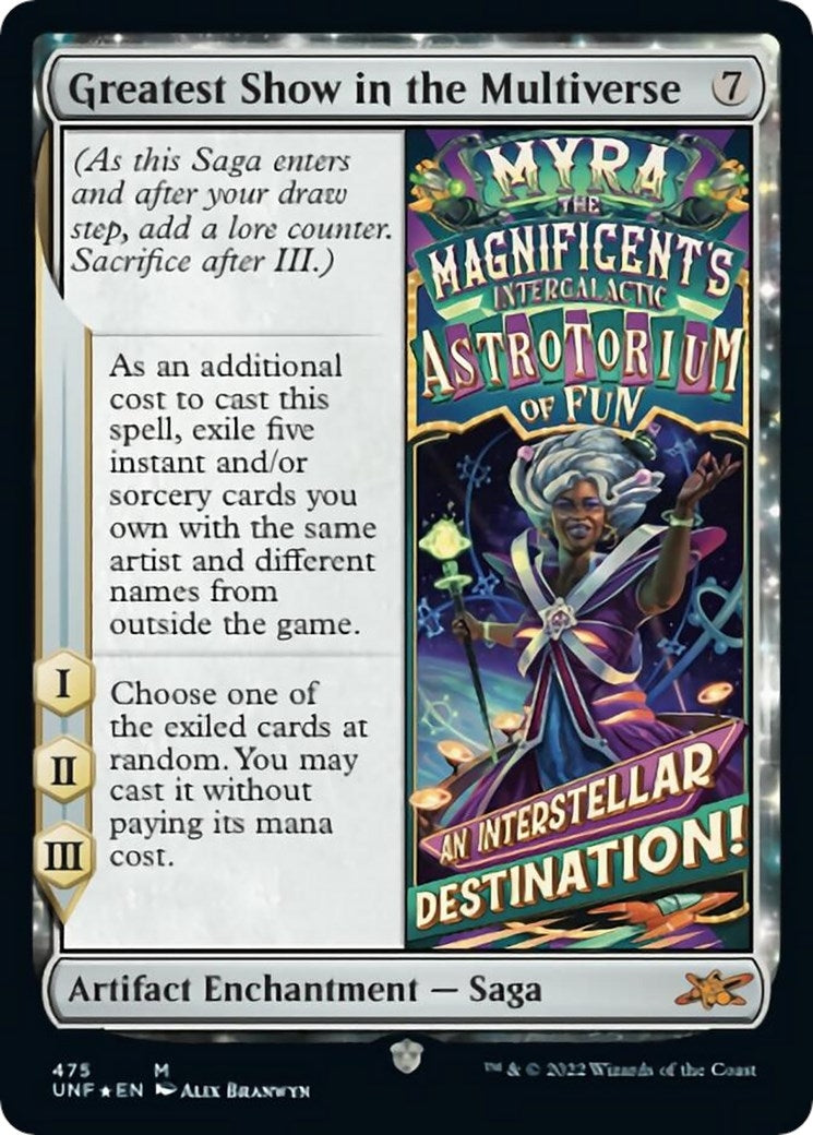 Image for Greatest Show in the Multiverse (189) [Unfinity] - Magic: The Gathering