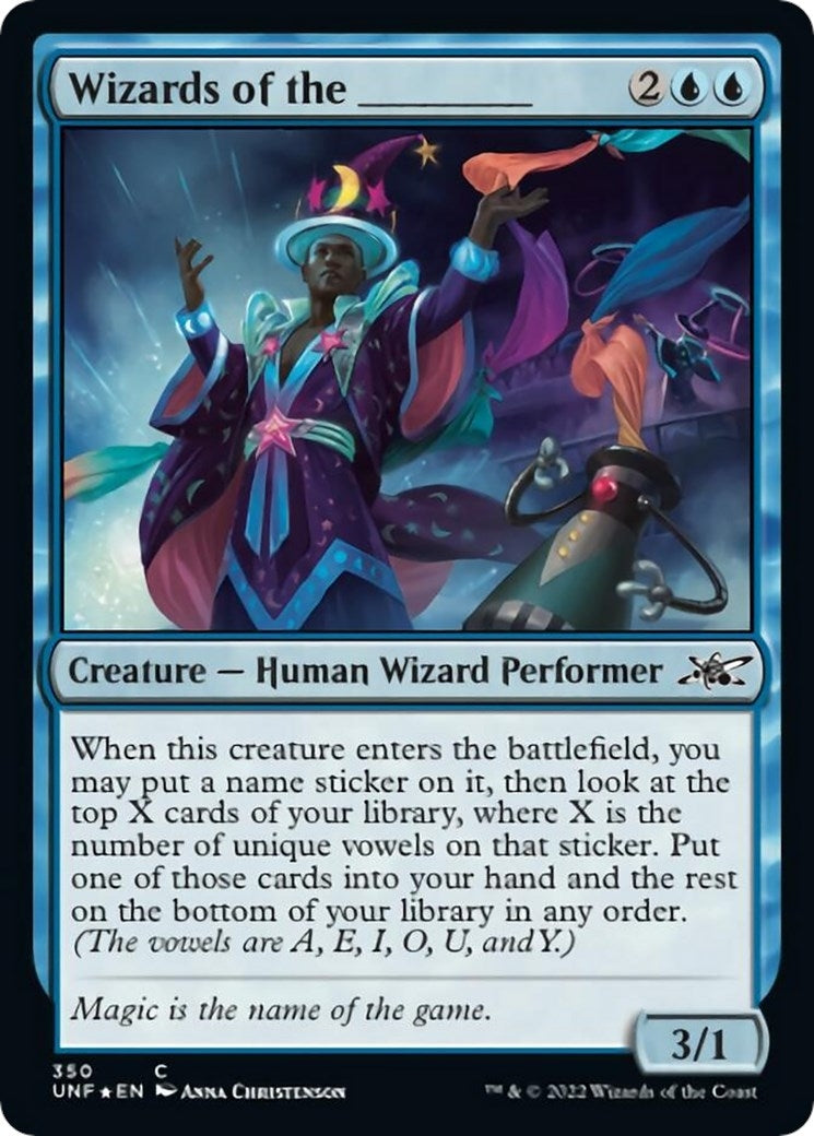 Image for Wizards of the _______ (64) [Unfinity] - Magic: The Gathering