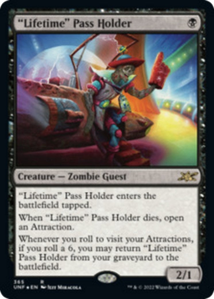 Image for "Lifetime" Pass Holder (79) [Unfinity] - Magic: The Gathering