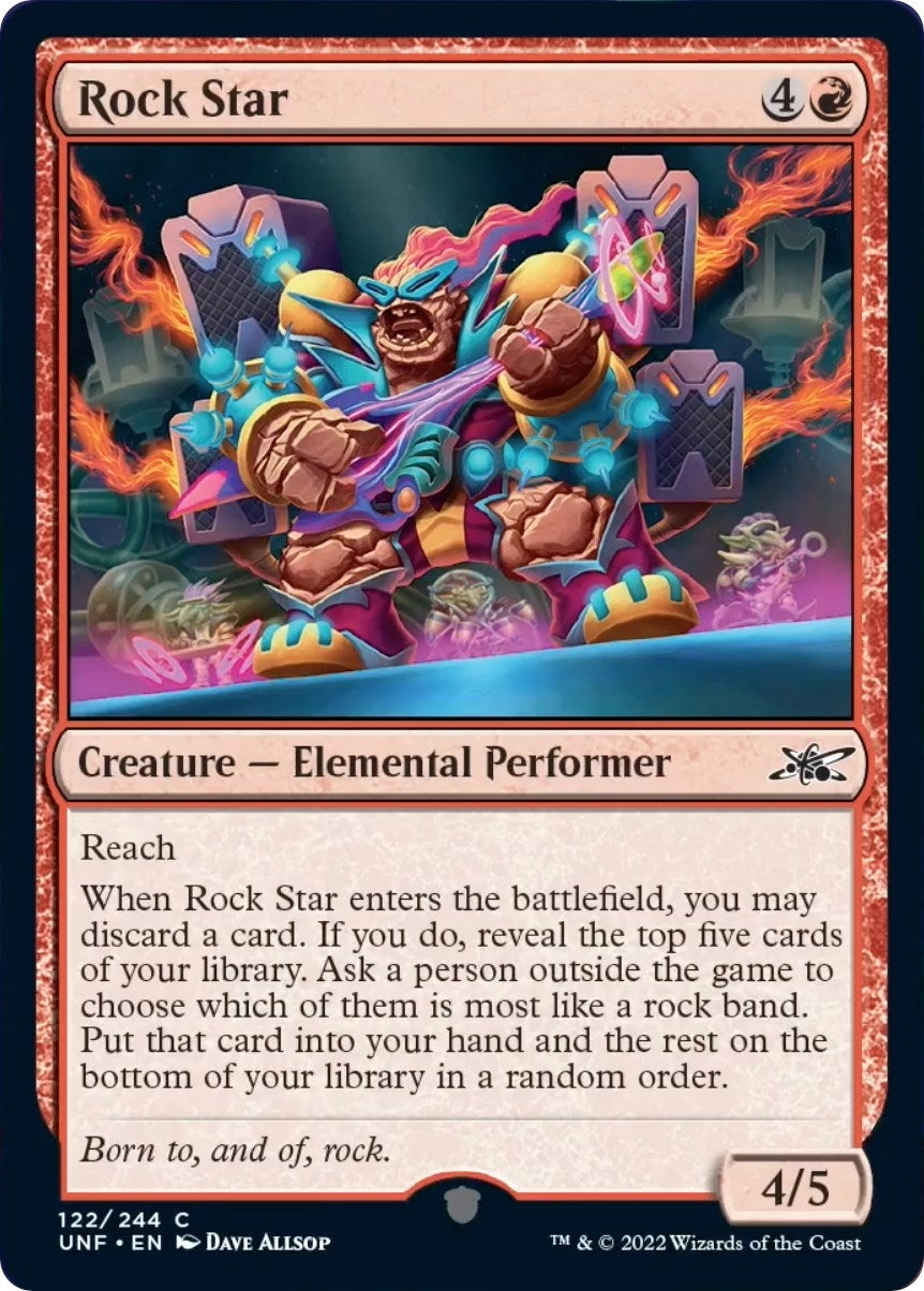 Image for Rock Star (122) [Unfinity] - Magic: The Gathering