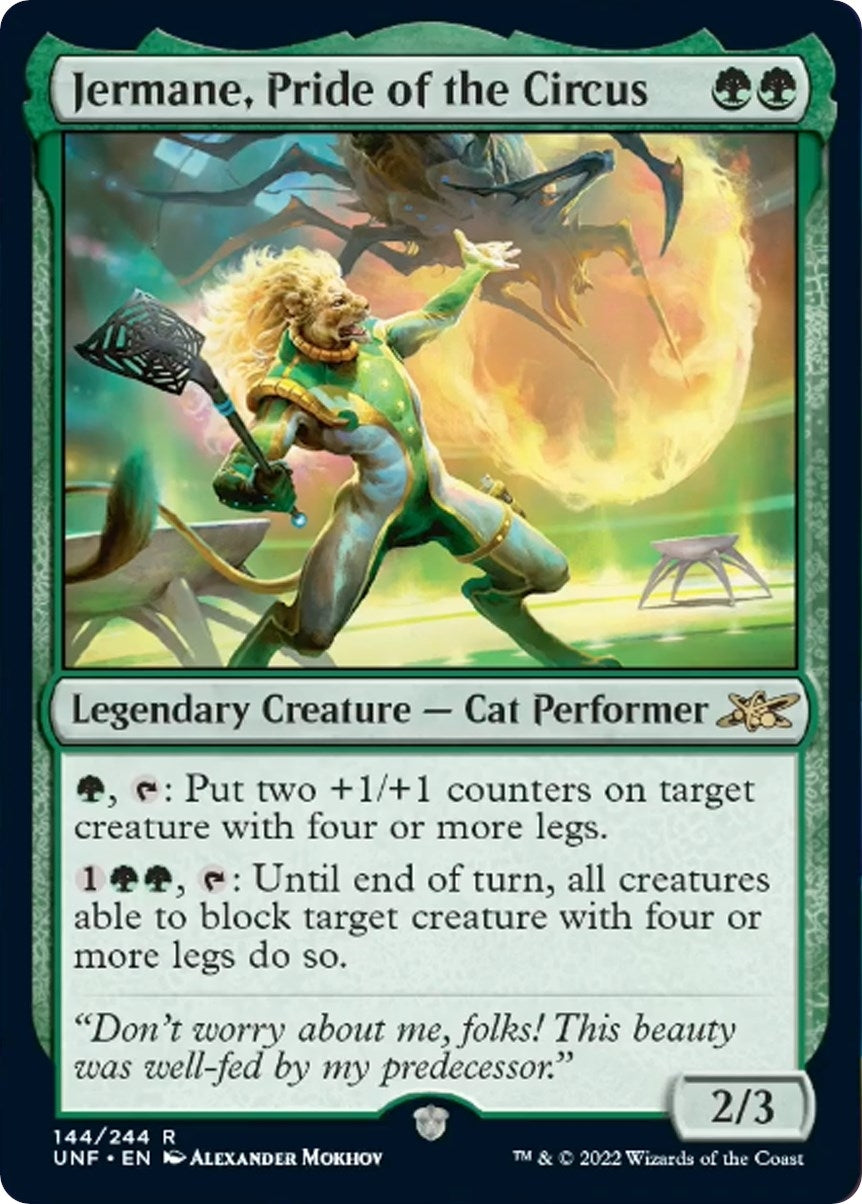 Image for Jermane, Pride of the Circus (144) [Unfinity] - Magic: The Gathering