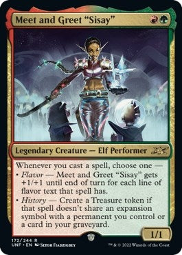 Image for Meet and Greet "Sisay" (172) [Unfinity] - Magic: The Gathering
