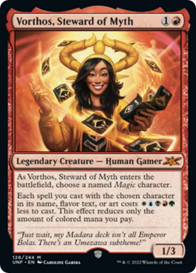 Image for Vorthos, Steward of Myth (126) [Unfinity] - Magic: The Gathering