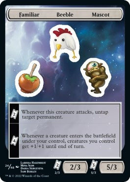 Image for Familiar Beeble Mascot (24) [Unfinity] - Magic: The Gathering