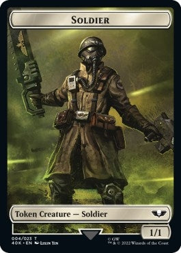 Image for Soldier (004) // Arco-Flagellant Double-Sided Token (4 // 11) [Universes Beyond: Warhammer 40,000] - Magic: The Gathering