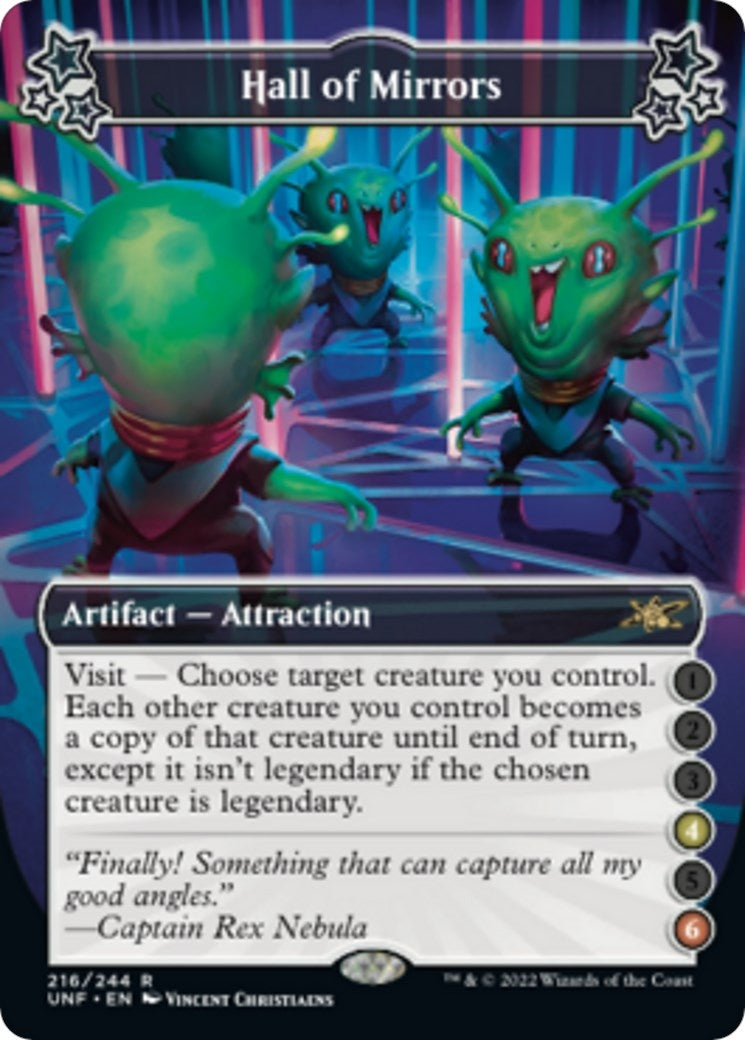 Image for Hall of Mirrors (4-6) (216) [Unfinity] - Magic: The Gathering