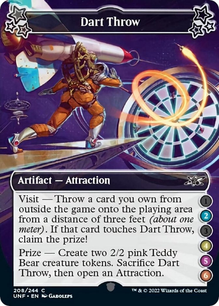 Image for Dart Throw (2-4-5-6) (208) [Unfinity] - Magic: The Gathering