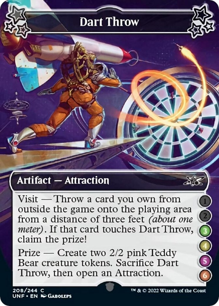 Image for Dart Throw (3-4-5-6) (208) [Unfinity] - Magic: The Gathering