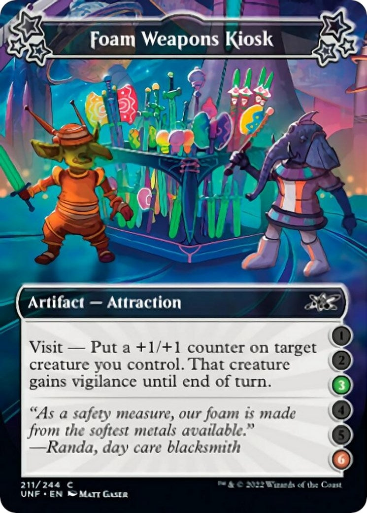 Image for Foam Weapons Kiosk (3-6) (211) [Unfinity] - Magic: The Gathering