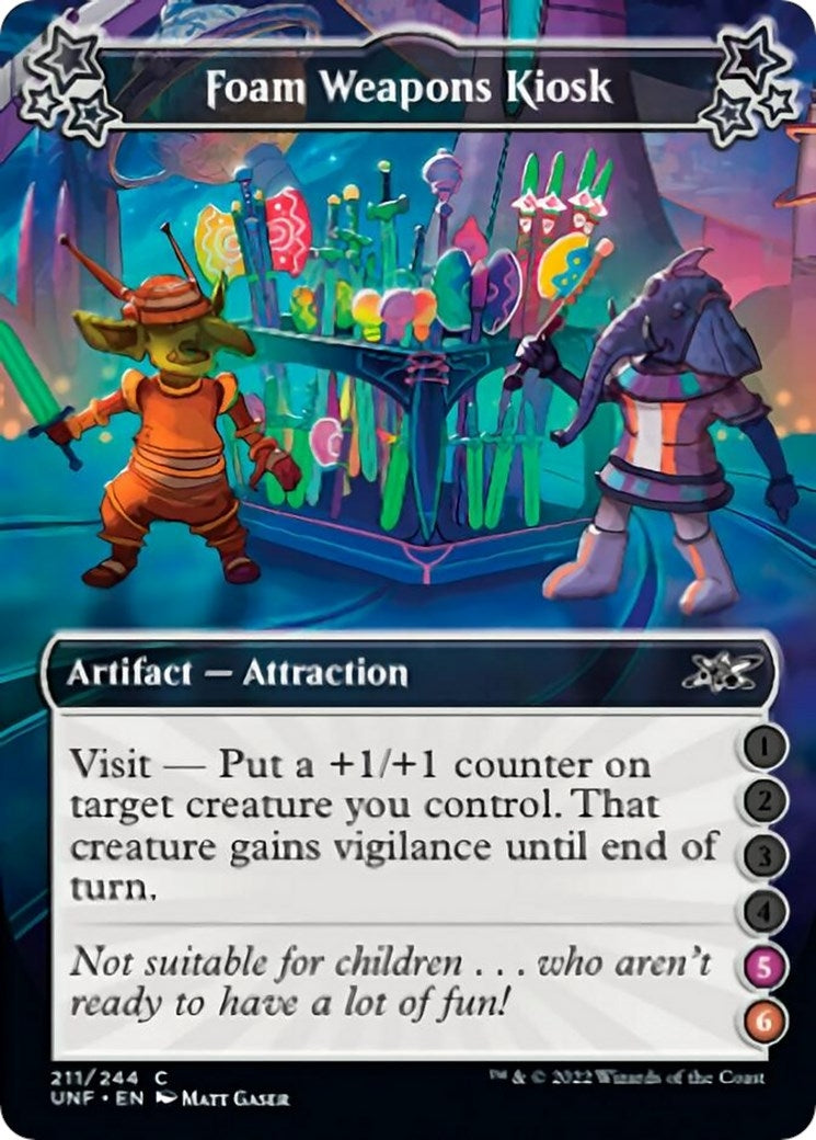 Image for Foam Weapons Kiosk (5-6) (211) [Unfinity] - Magic: The Gathering
