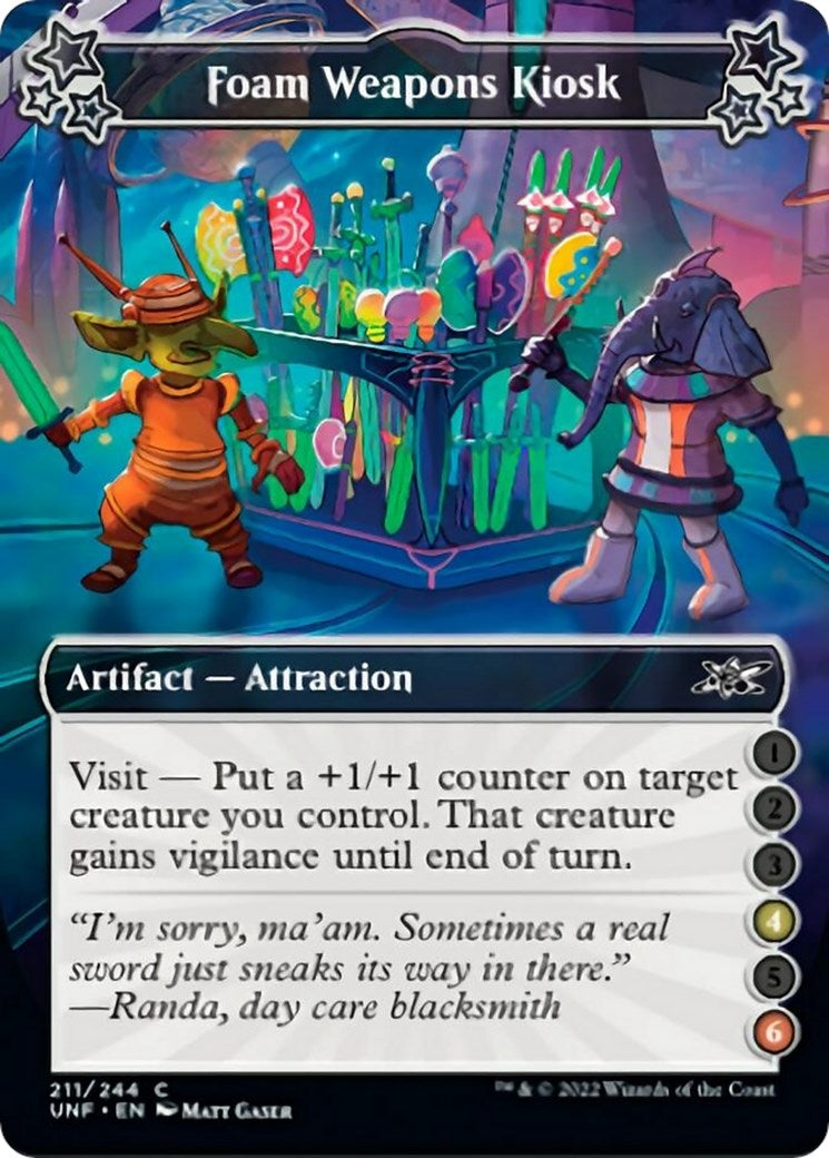 Image for Foam Weapons Kiosk (4-6) (211) [Unfinity] - Magic: The Gathering