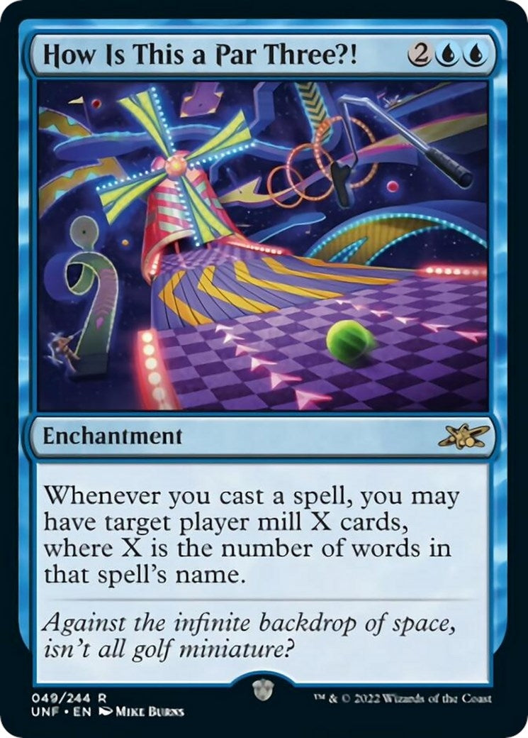 Image for How Is This a Par Three?! (49) [Unfinity] - Magic: The Gathering