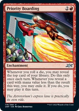 Image for Priority Boarding (119) [Unfinity] - Magic: The Gathering