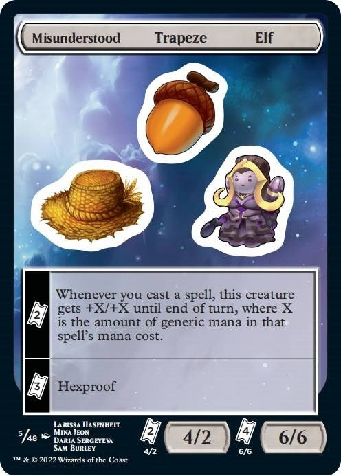 Image for Misunderstood Trapeze Elf (5) [Unfinity] - Magic: The Gathering
