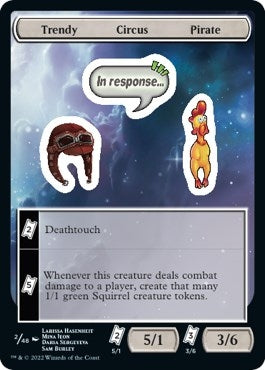 Image for Trendy Circus Pirate (2) [Unfinity] - Magic: The Gathering