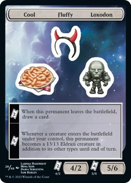 Image for Cool Fluffy Loxodon (28) [Unfinity] - Magic: The Gathering