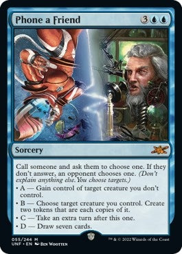 Image for Phone a Friend (55) [Unfinity] - Magic: The Gathering