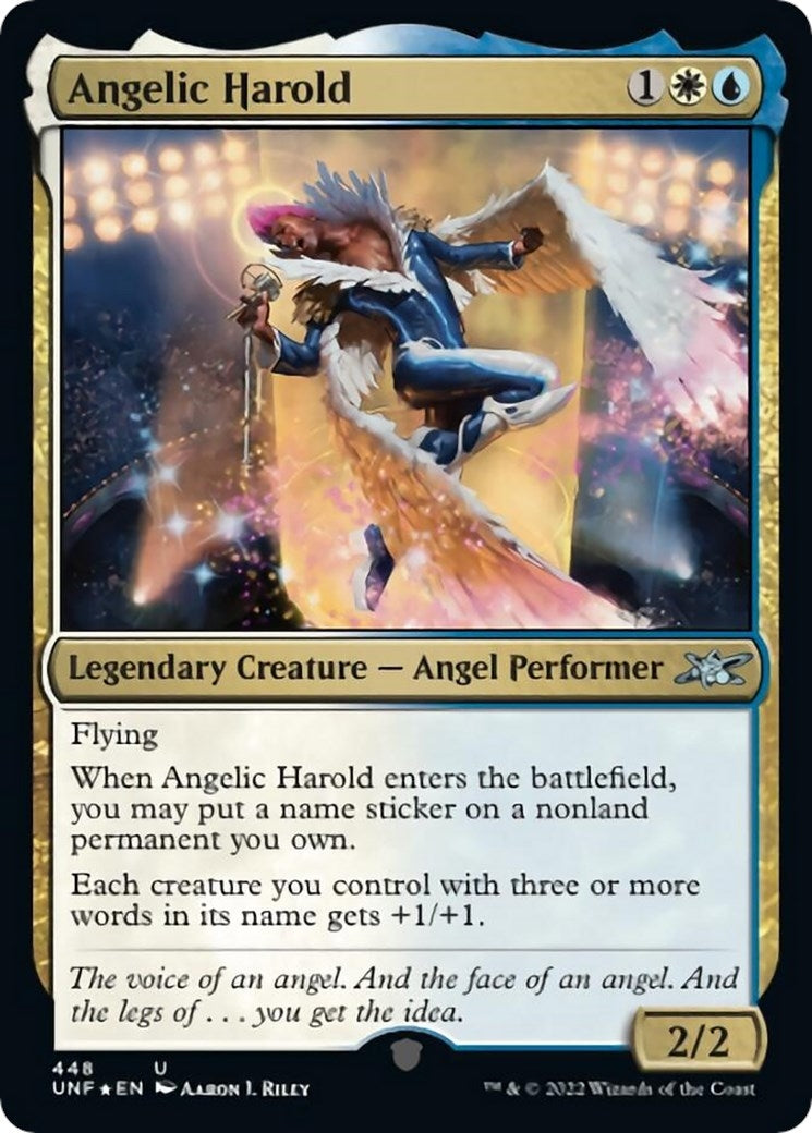 Image for Angelic Harold (Galaxy Foil) (448) [Unfinity] - Magic: The Gathering