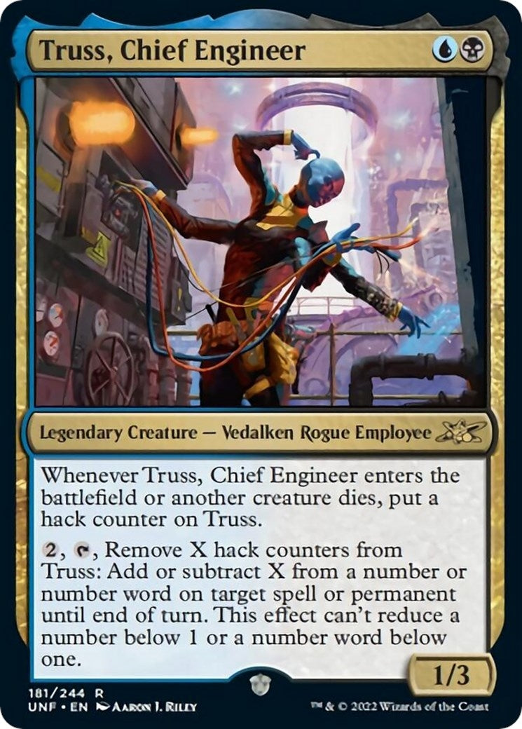 Image for Truss, Chief Engineer (181) [Unfinity] - Magic: The Gathering