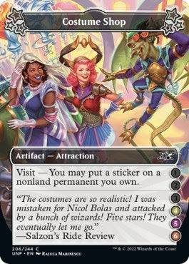 Image for Costume Shop (4-5-6) (206) [Unfinity] - Magic: The Gathering