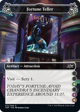 Image for Fortune Teller (3-5-6) (212) [Unfinity] - Magic: The Gathering