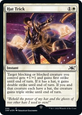 Image for Hat Trick (Galaxy Foil) (299) [Unfinity] - Magic: The Gathering
