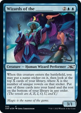 Image for Wizards of the _______ (Galaxy Foil) (350) [Unfinity] - Magic: The Gathering