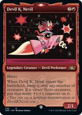 Image for Devil K. Nevil (Showcase) (249) [Unfinity] - Magic: The Gathering