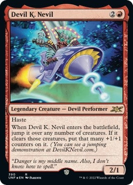 Image for Devil K. Nevil (Galaxy Foil) (390) [Unfinity] - Magic: The Gathering