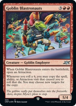 Image for Goblin Blastronauts (Galaxy Foil) (395) [Unfinity] - Magic: The Gathering