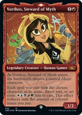Image for Vorthos, Steward of Myth (Showcase) (Galaxy Foil) (502) [Unfinity] - Magic: The Gathering