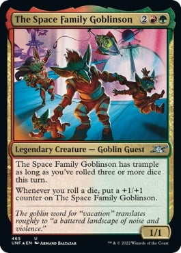 Image for The Space Family Goblinson (Galaxy Foil) (465) [Unfinity] - Magic: The Gathering